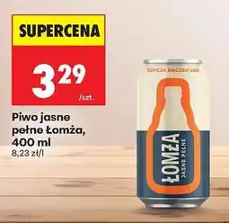 Biedronka Piwo jasne pełne Łomża, 400 ml oferta