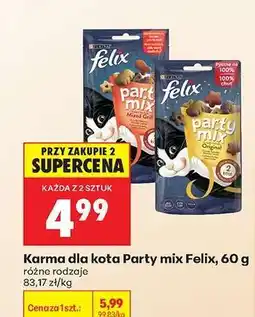 Biedronka Karma dla kota Party mix Felix 60 g oferta
