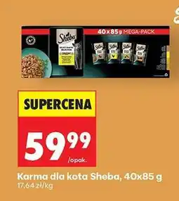 Biedronka Karma dla kota Sheba, 40x85 g oferta