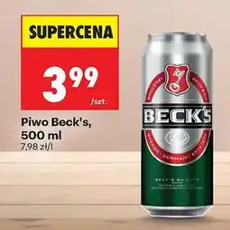 Biedronka Piwo Beck's 500 ml oferta