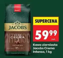 Biedronka Kawa ziarnista Jacobs Crema Intenso, 1 kg oferta