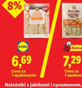 Lidl Naleśniki z jabłkami i cynamonem oferta