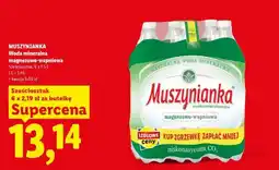 Lidl MUSZYNIANKA Woda mineralna magnezowo- -wapniowa oferta