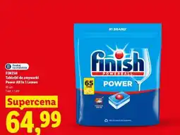 Lidl FINISH Tabletki do zmywarki Power All in 1 Lemon oferta