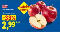 Lidl Polskie jabłka czerwone, luzem oferta