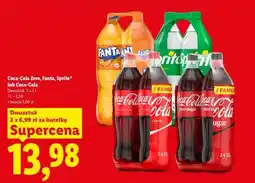 Lidl Coca-Cola Zero, Fanta, Sprite lub Coca-Cola oferta