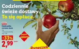 Lidl Polskie jabłka czerwone, luzem oferta
