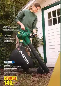 Lidl PARKSIDE Aluminiowy odkurzacz 3 w 1 oferta
