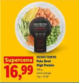 Lidl SUSHI TOKYO Poke bowl high protein oferta