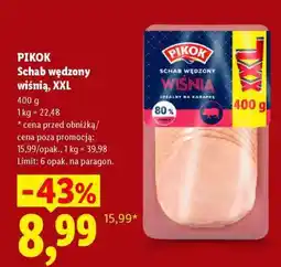 Lidl Pikok Schab wędzony wiśnia, XXL oferta