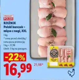 Lidl RZEŹNIK Polski kurczak – mięso z nogi, XXL oferta