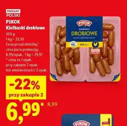 Lidl PIKOK Kiełbaski drobiowe oferta