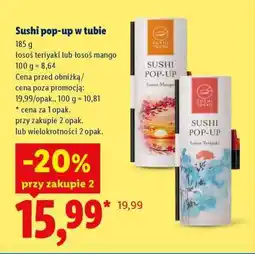 Lidl Sushi pop-up w tubie oferta