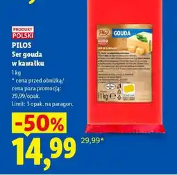 Lidl PILOS Ser gouda w kawałku oferta