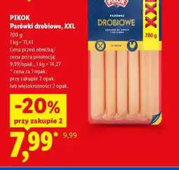 Lidl PIKOK Parówki drobiowe, XXL oferta