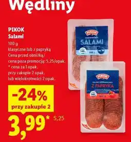 Lidl PIKOK Salami oferta