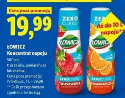Lidl ŁOWICZ Koncentrat napoju oferta