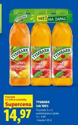 Lidl TYMBARK Sok 100% oferta