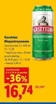 Lidl Kasztelan Niepasteryzowane oferta
