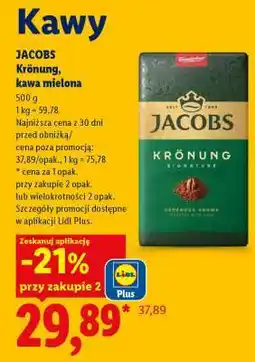 Lidl Jacobs Krönung, kawa mielona oferta