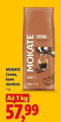 Lidl MOKATE Crema, kawa ziarnista oferta