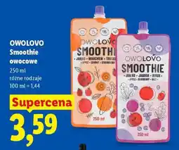 Lidl OWOLOVO Smoothie owocowe oferta