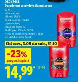 Lidl OLD SPICE Dezodorant w sztyfcie dla mężczyzn oferta