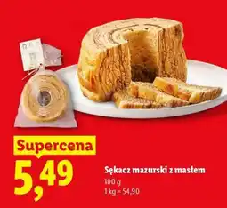 Lidl Sękacz mazurski z masłem oferta