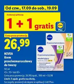 Lidl NIVEA Krem przeciwzmarszczkowy do twarzy oferta