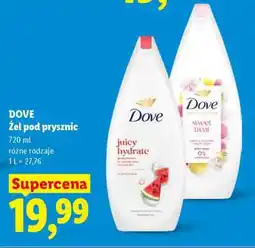 Lidl Dove żel pod prysznic oferta