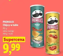 Lidl PRINGLES Chipsy w tubie oferta