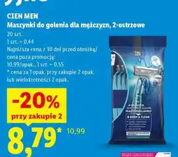 Lidl CIEN MEN Maszynki do golenia dla mężczyzn, 2-ostrzowe oferta