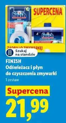 Lidl FINISH Odświeżacz i płyn do czyszczenia zmywarki oferta