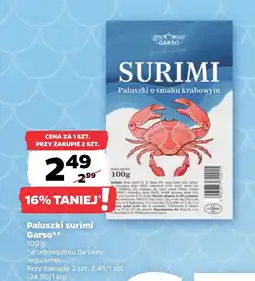 Netto Paluszki surimi Garso oferta