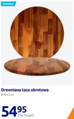 Action Drewniana taca obrotowa oferta