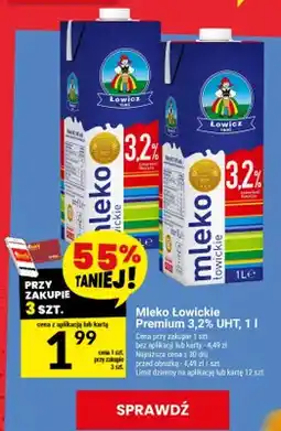 Twój Market Mleko UHT Łowickie Premium 3,2% oferta