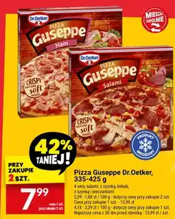 Twój Market Pizza Guseppe Dr.Oetker z szynką i pieczarkami oferta