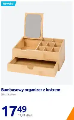Action Bambusowy organizer z lustrem oferta