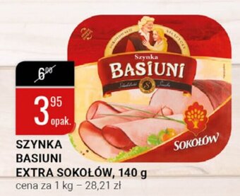 bi1 Szynka Basiuni Extra Sokołów 140g oferta