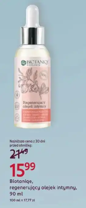 Biotaniqe regenerujący olejek intymny