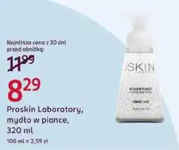 Rossmann Proskin Laboratory, mydło w piance oferta