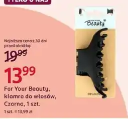 Rossmann Klamra do włosów, For Your Beauty oferta