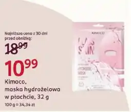 Rossmann Kimoco, maska hydrożelowa w płachcie oferta