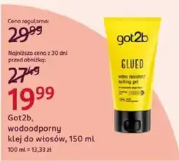 Rossmann Got2b, wodoodporny klej do włosów oferta