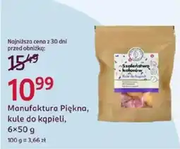 Rossmann Manufaktura Piękna, kule do kąpieli oferta
