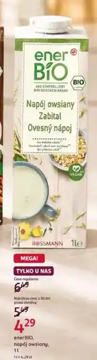 Rossmann enerBIO, napój owsiany oferta