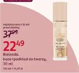 Rossmann Bielenda, baza+podkład do twarzy oferta
