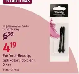 Rossmann For Your Beauty, aplikatory do cieni oferta