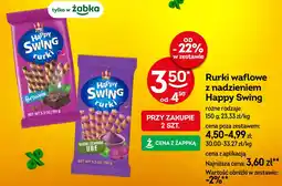 Żabka Rurki waflowe z nadzieniem Happy Swing oferta
