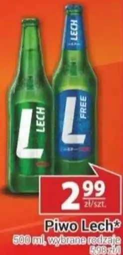 Delikatesy Sezam Piwo Lech oferta